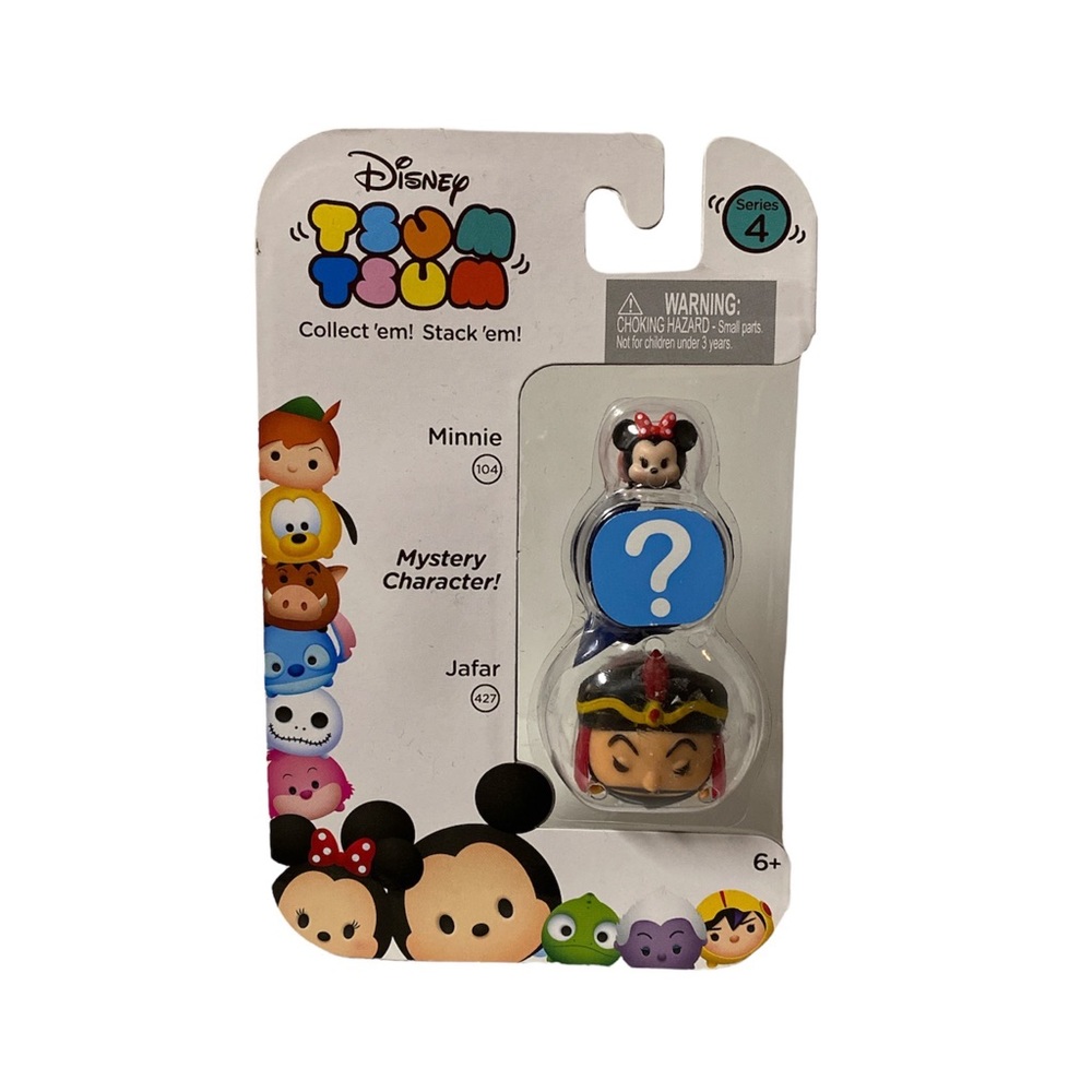 Disney Tsum Tsum Series 4 Mini Figures Jafar Mystery Character Minnie Mouse New